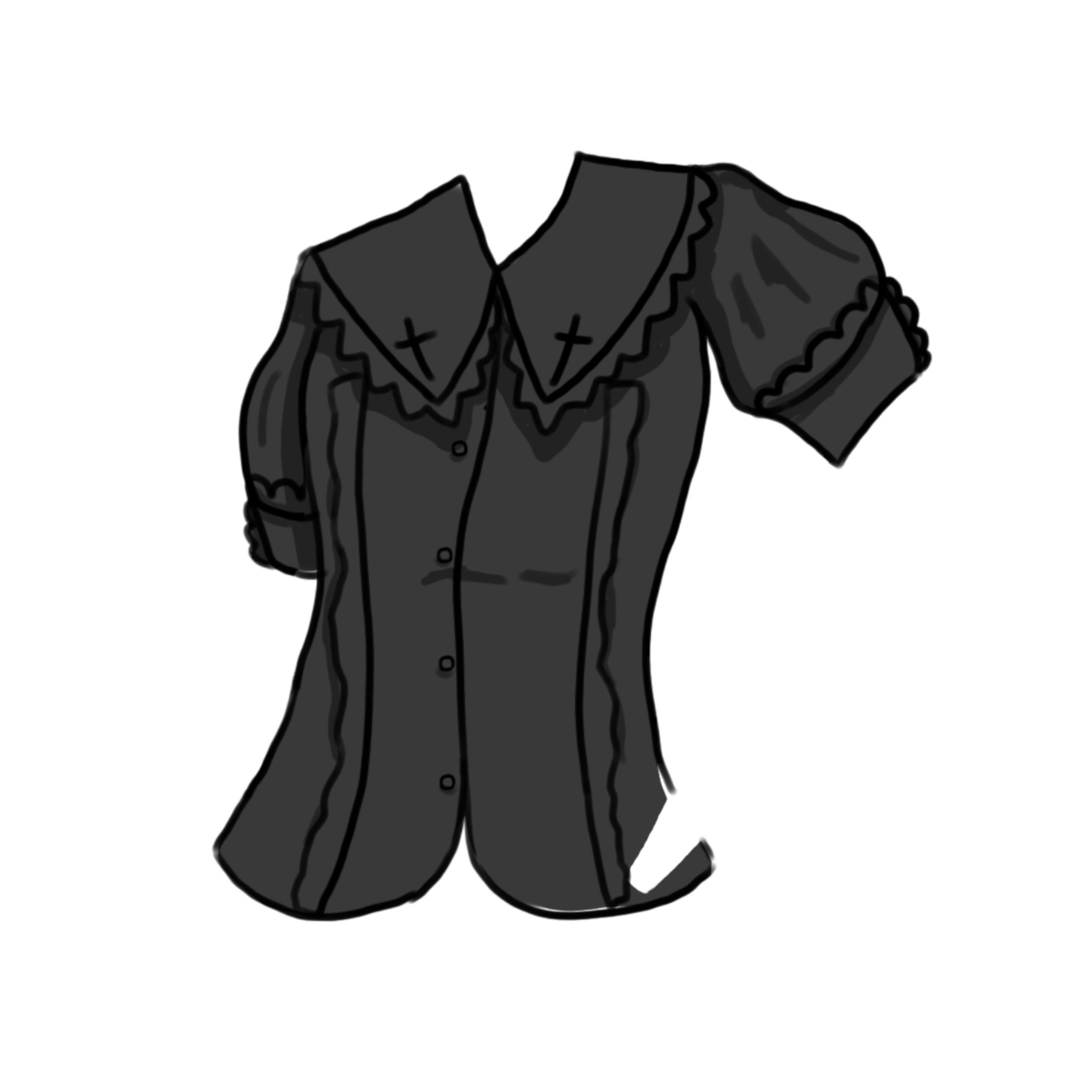 Black Gothic Shirt
