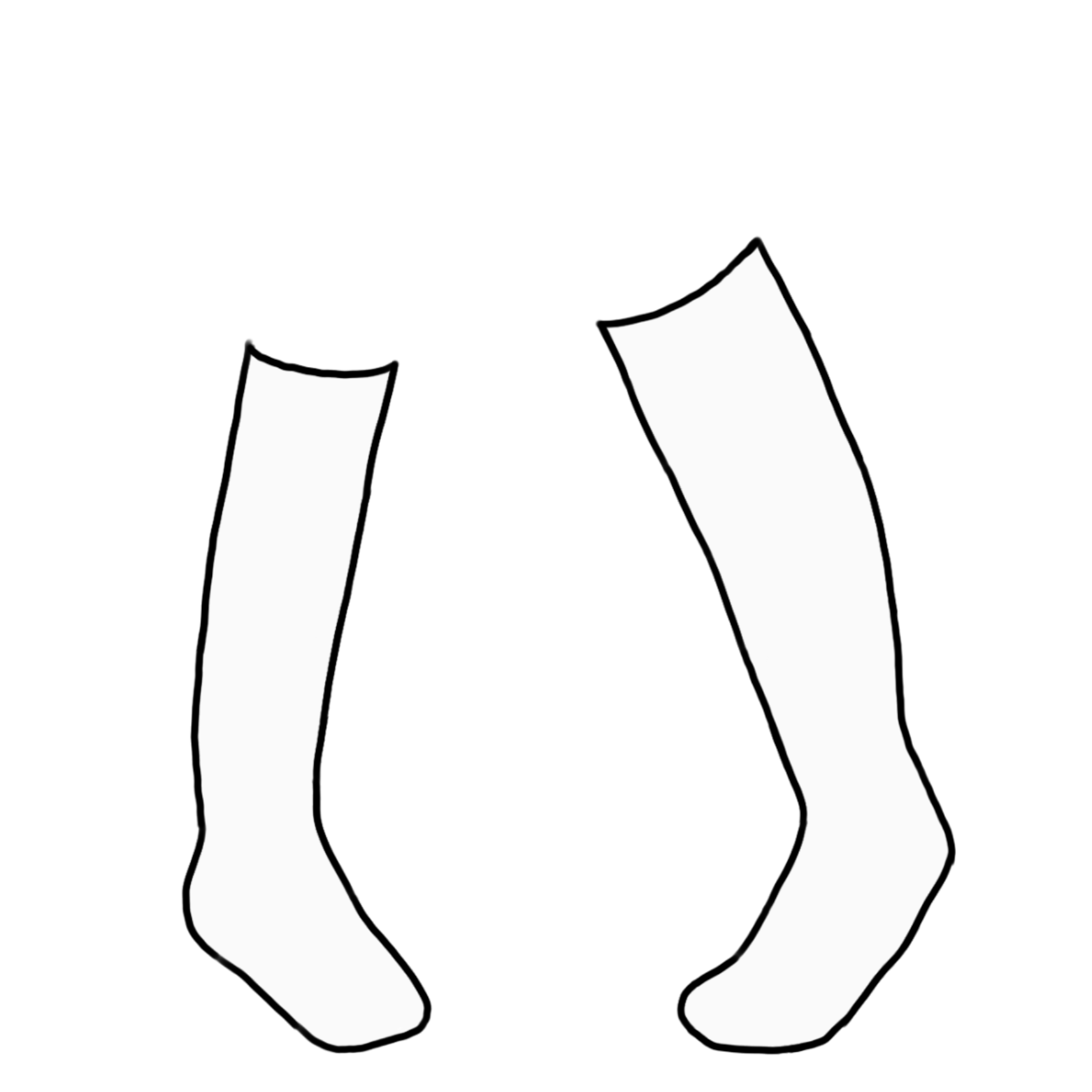 Knee High Socks white