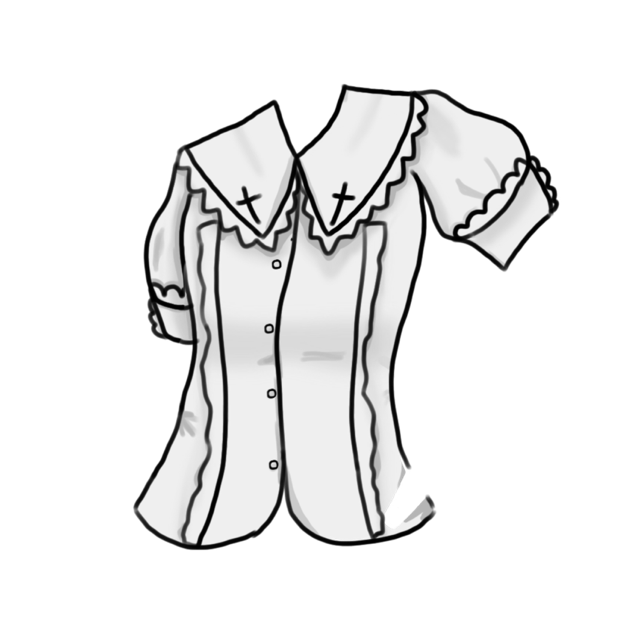 White Gothic Shirt